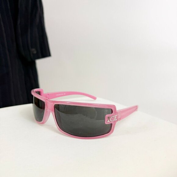 ICE PINK SUNGLASSES 90S STYLE - Picture 2 of 7